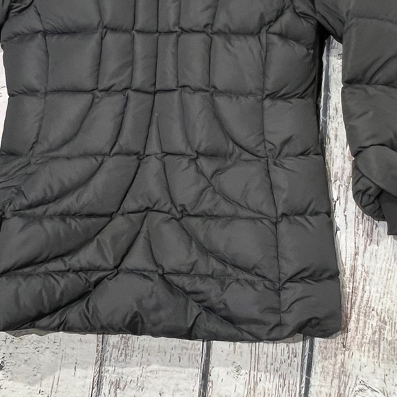 The North Face Dark Gray 600 Goose Down Zip Up Puffy Coat Jacket Womens - Picture 5 of 8
